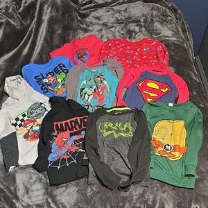 Kids Superhero Graphic Tees - Assorted Colors